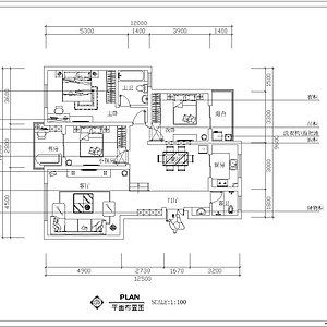 房屋设计平面图怎么看平方面积,房屋平面图纸怎样看易懂